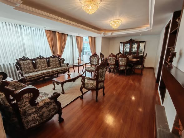 Departamento amoblado en arriendo en La Carolina