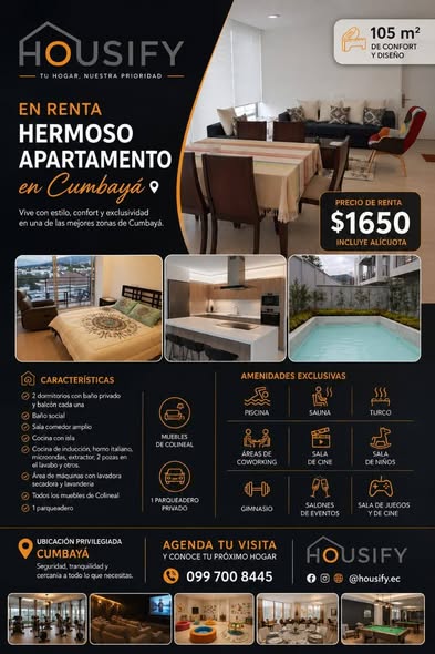 Departamento en arriendo en Cumbayá — foto 2 de 2