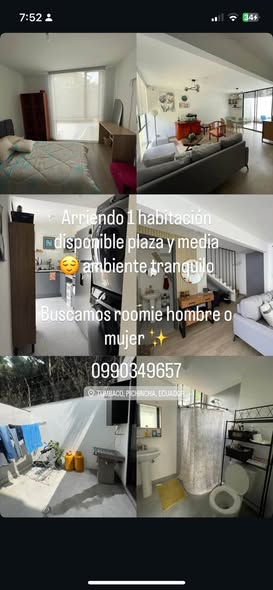 Habitación amoblada en Tumbaco - Hilacril — foto 5 de 5
